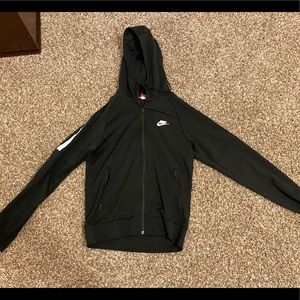 Nike zip up hoodie, small